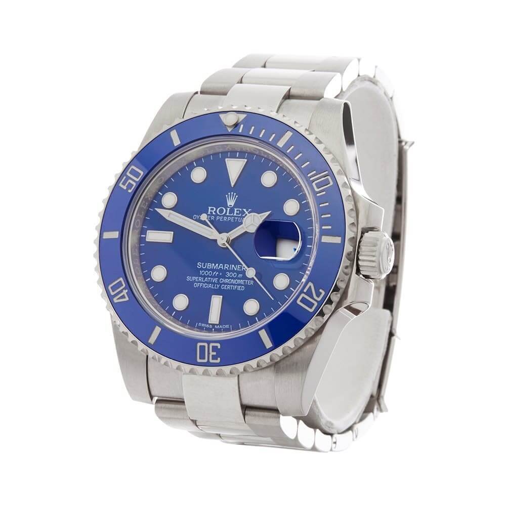Rolex Submariner 116619 Blue Dial Replica - Image 2