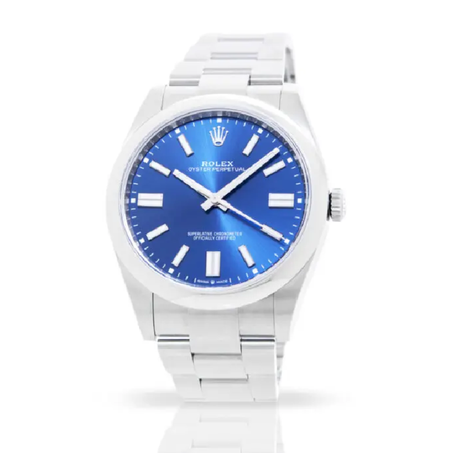 Rolex Oyster Perpetual 124300 Blue Dial Replica - Image 3