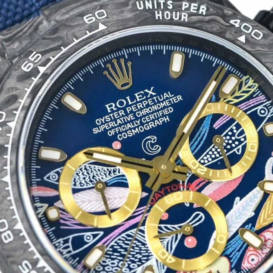 Rolex Daytona Cosmograph Color Fish Pattern Dial 2071401 Replica - Image 4