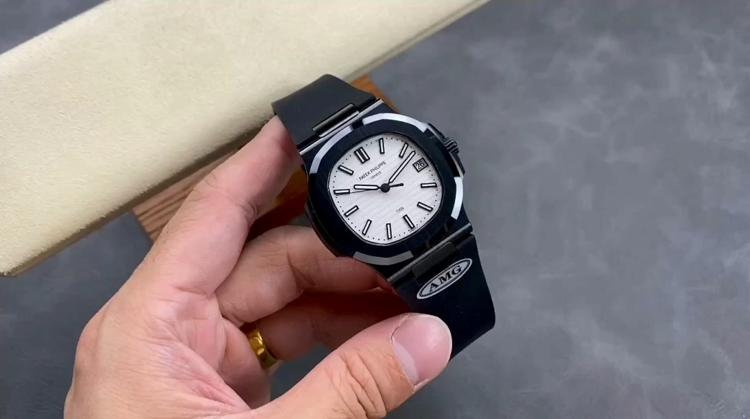 Patek Philippe Nautilus Titanium Case White Dial 5711 40MM Watch - Image 2